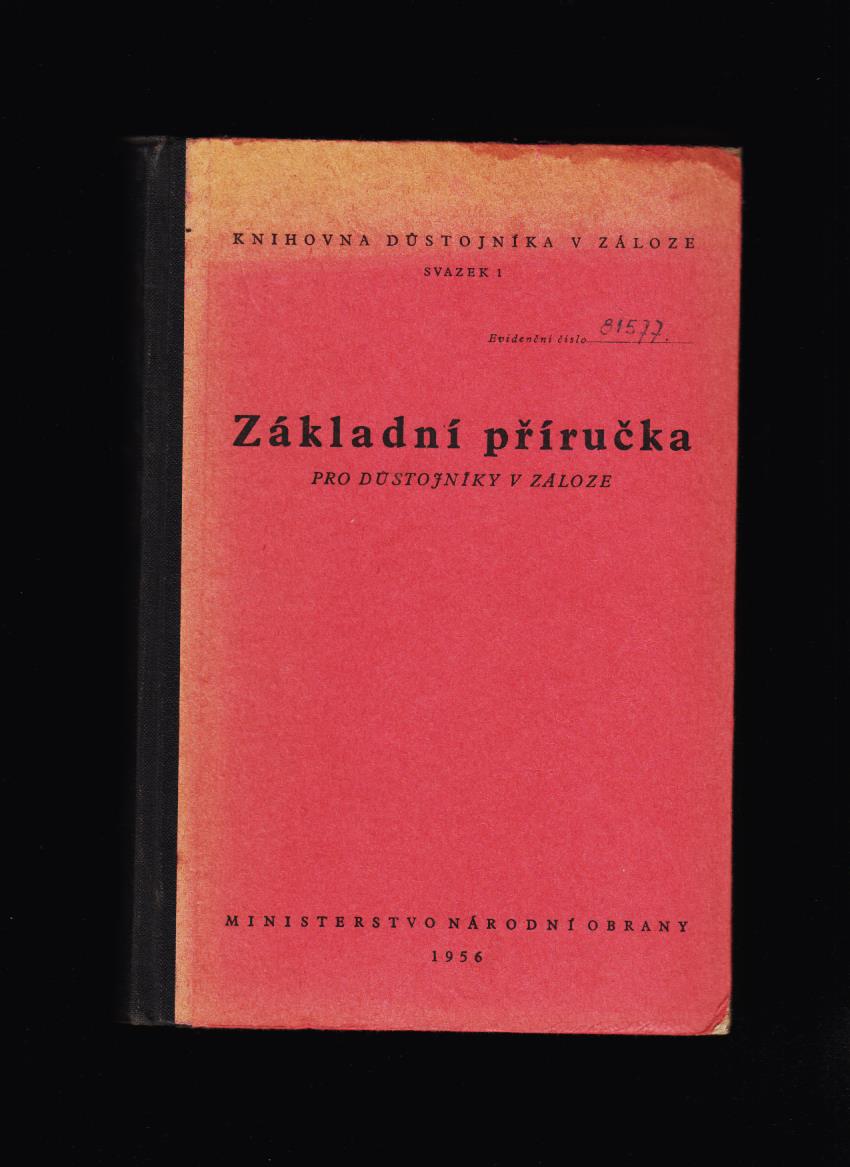 Základní příručka pro důstojníky v záloze /1956/