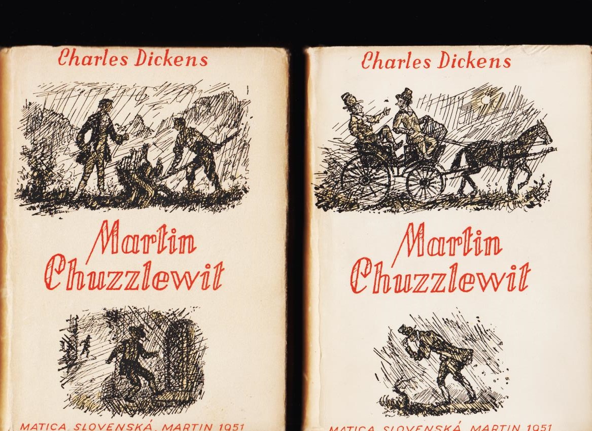 Charles Dickens: Martin Chuzzlewit I., II. /obálky Ľudovít Fulla/