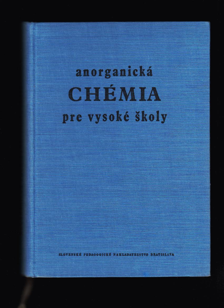 B. V. Nekrasov: Anorganická chémia pre vysoké školy