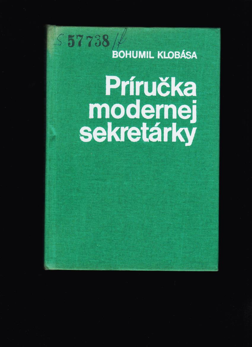 Bohumil Klobása: Príručka modernej sekretárky