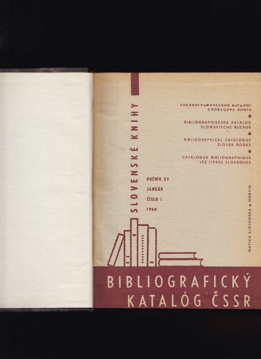 Andrej Riško a kol.: Časopis Bibliografický katalóg ČSSR. Slovenské knihy 1964