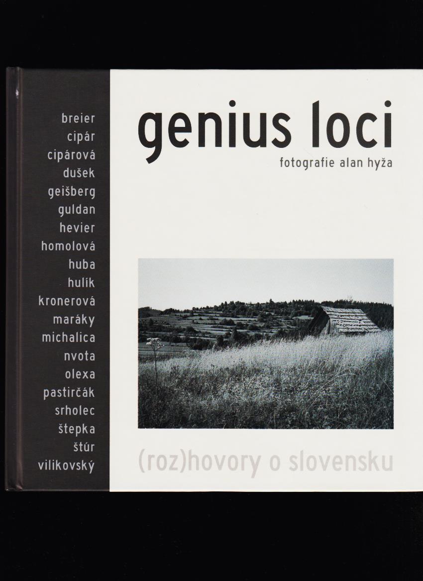 Mikuláš Huba, Daniel Kollár /eds./: Genius loci/(roz)hovory o Slovensku