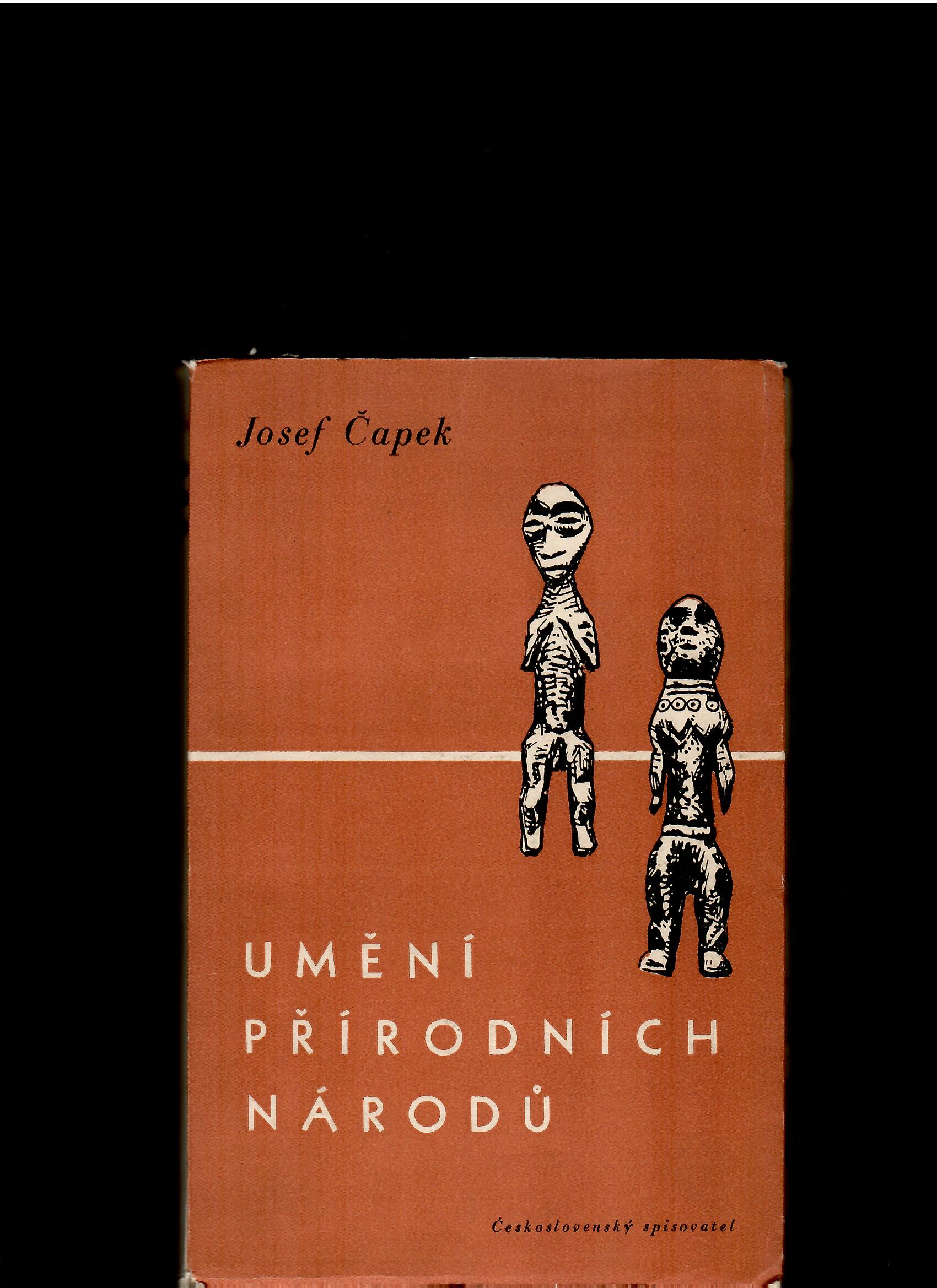 Josef Čapek: Umění přírodních národů /1949, obálka František Muzika/