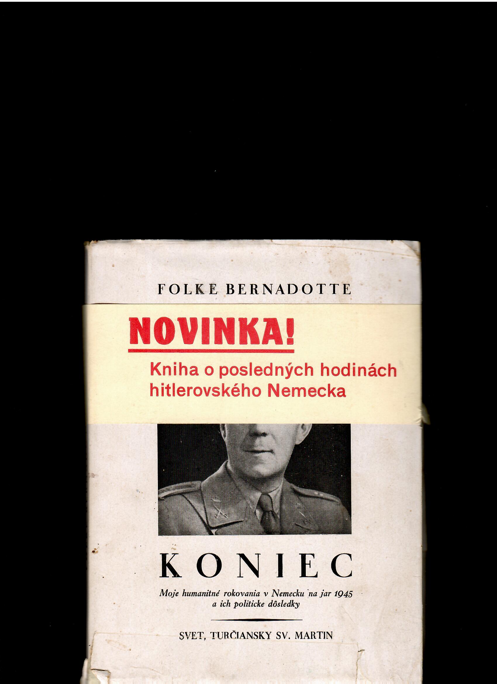 Folke Bernadotte: Koniec /1946/