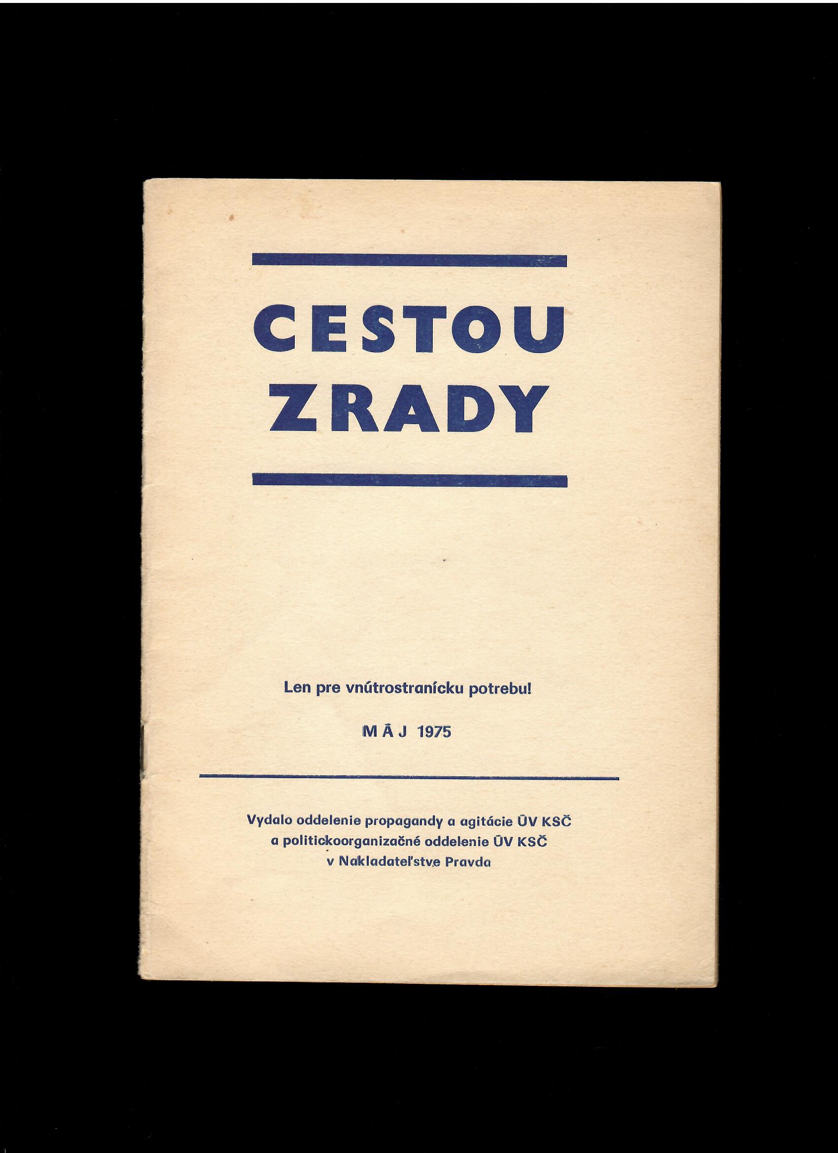 Cestou zrady /1975/