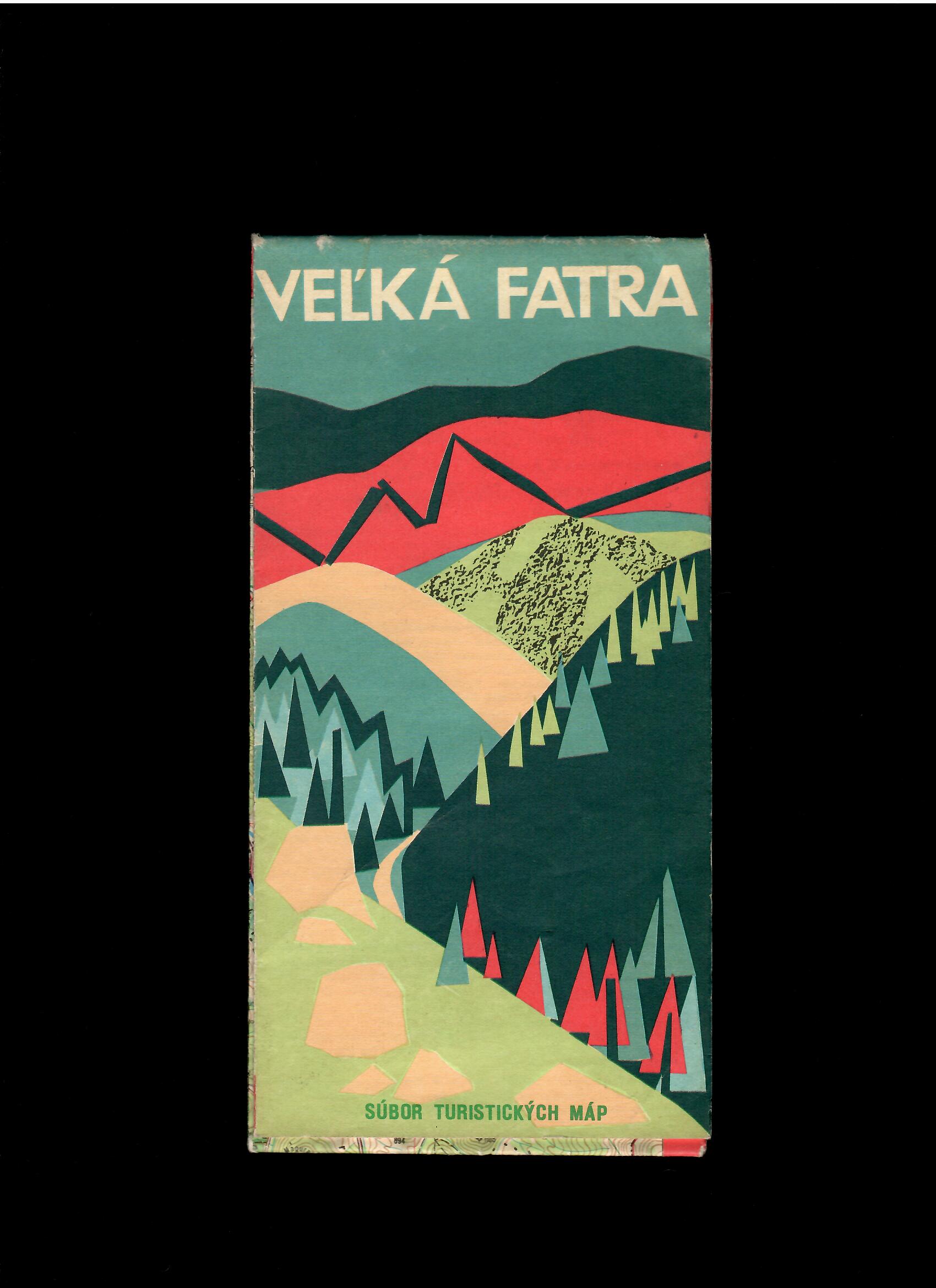 Veľká Fatra /1977/. Letná turistická mapa