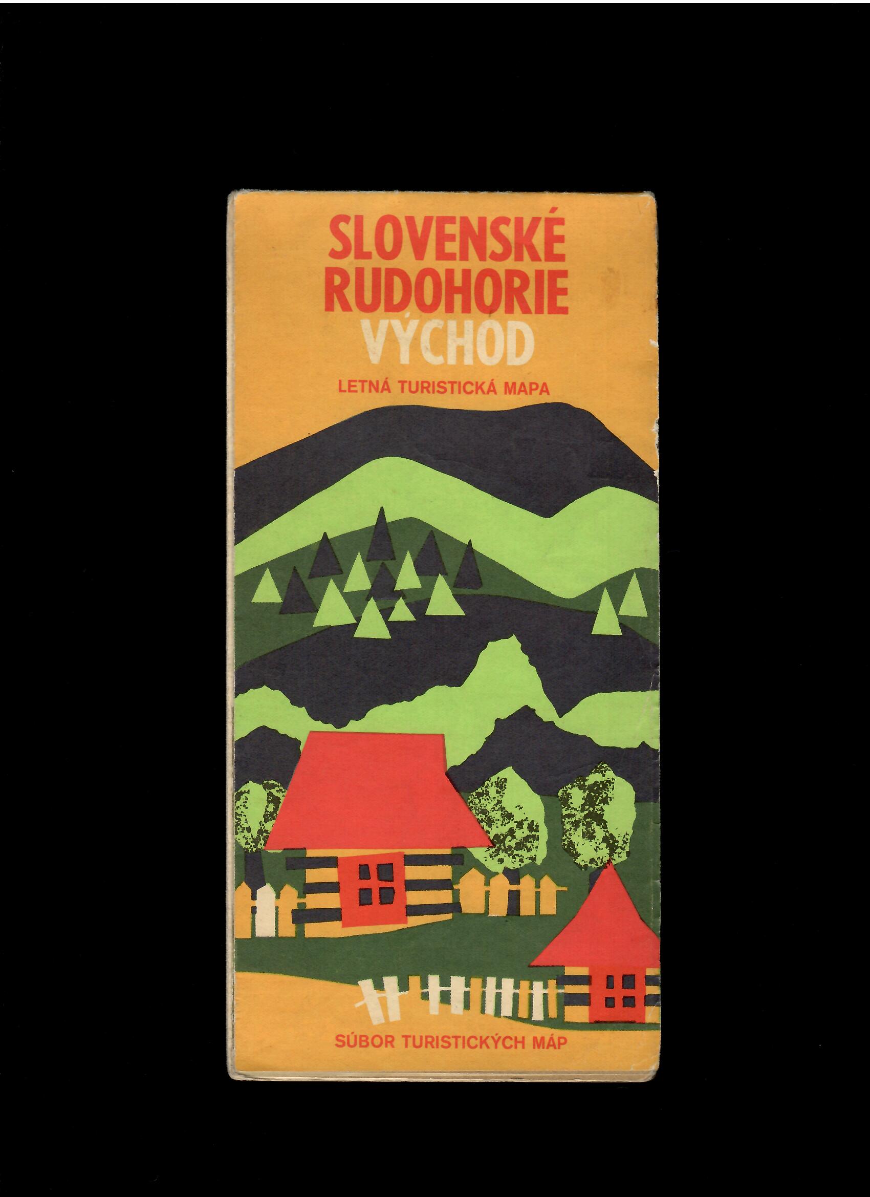 Slovenské Rudohorie Východ /1982/. Letná turistická mapa