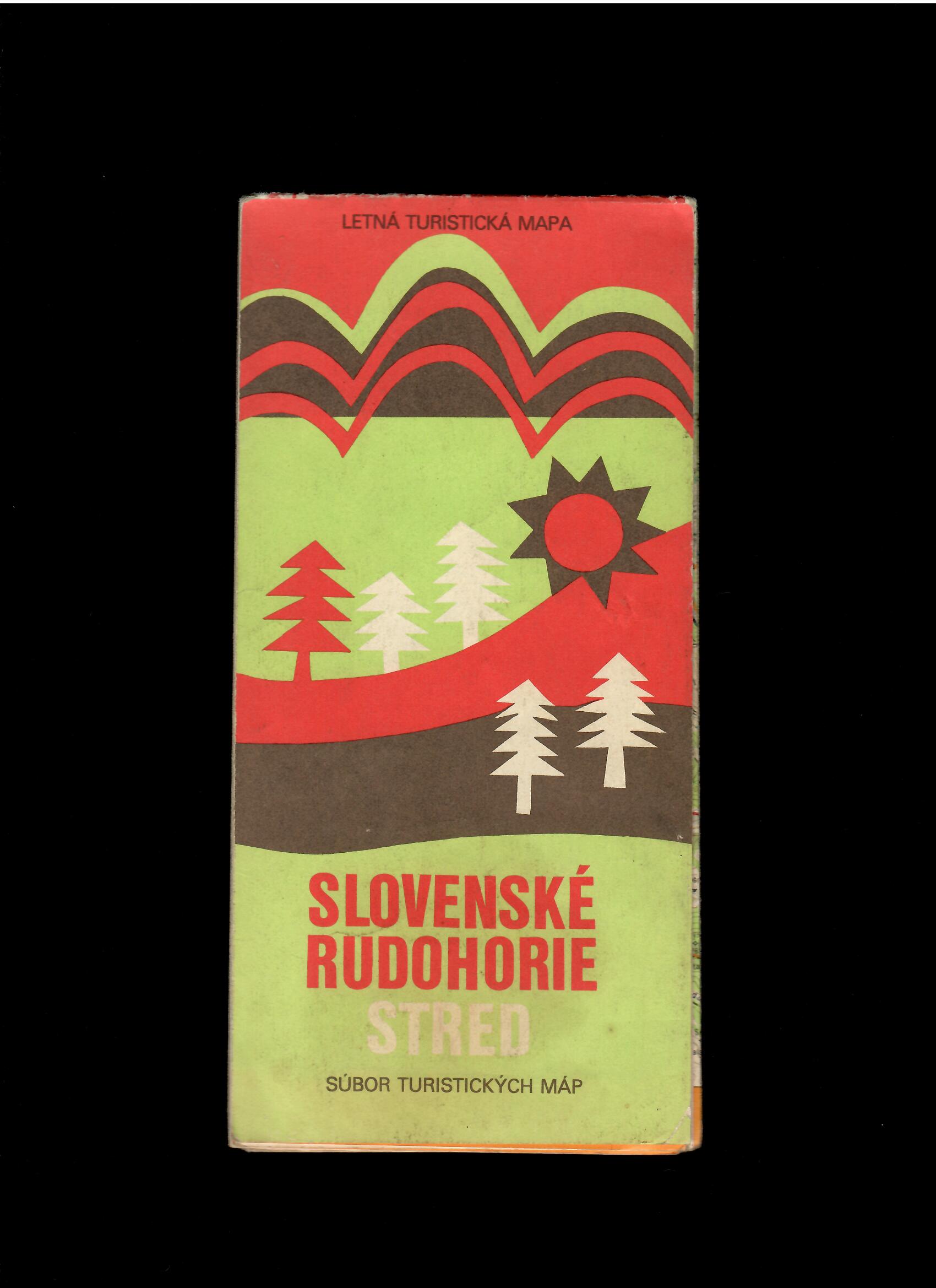 Slovenské Rudohorie Stred /1981/. Letná turistická mapa