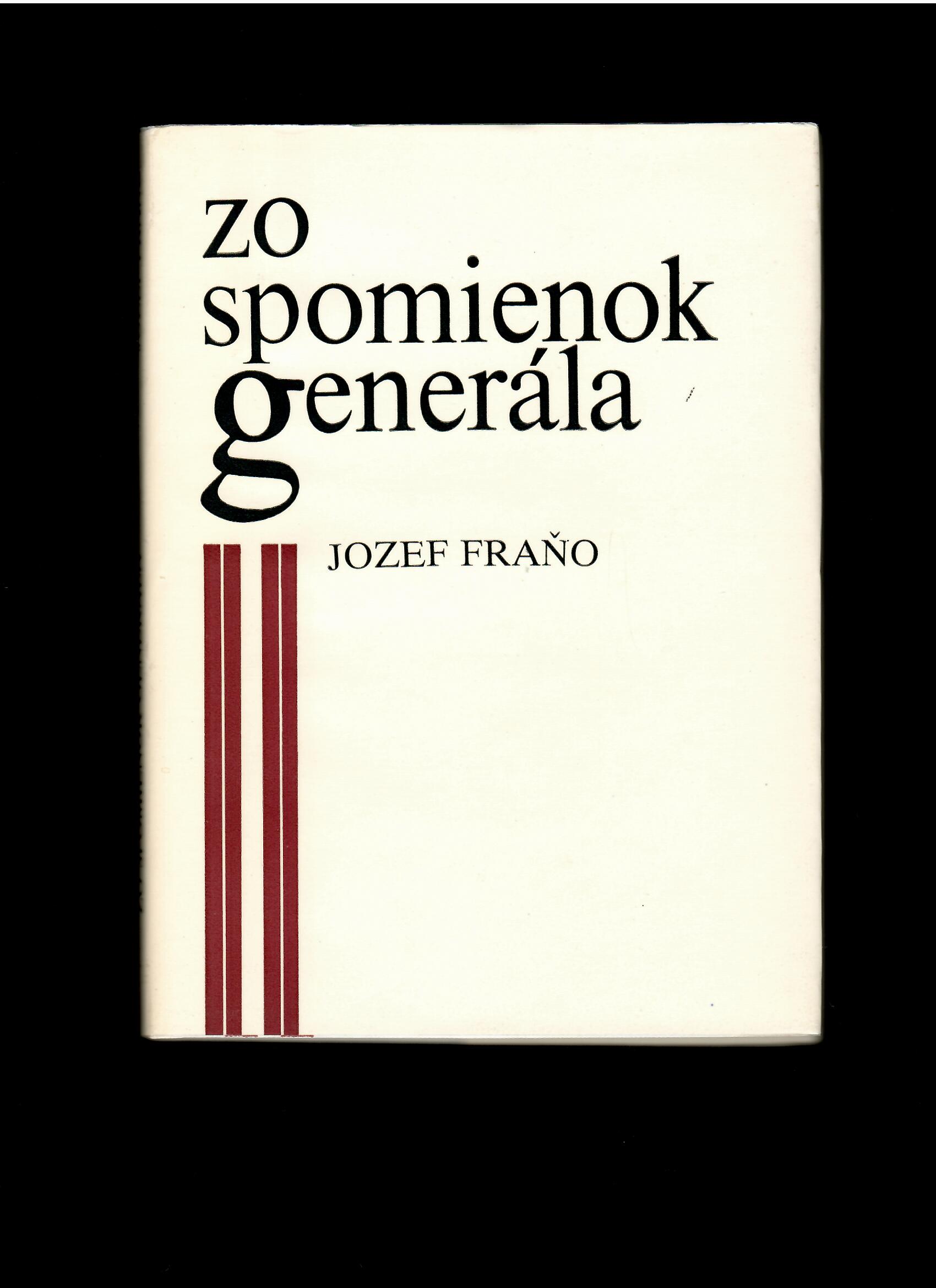 Jozef Fraňo: Zo spomienok generála