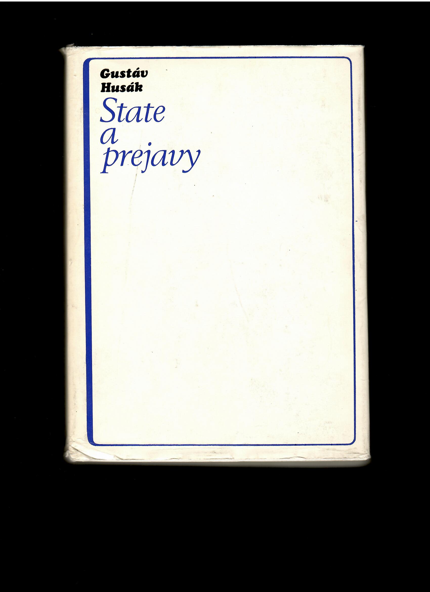 Gustav Husák: State a prejavy /apríl 1969—apríl 1970/