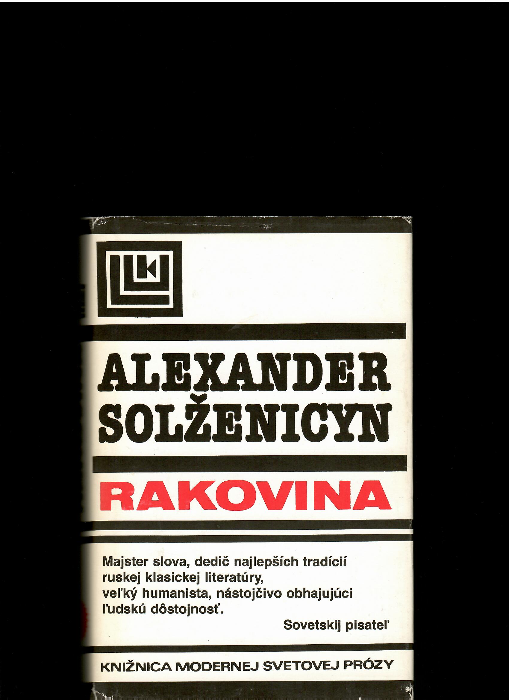 Alexander Solženicyn: Rakovina