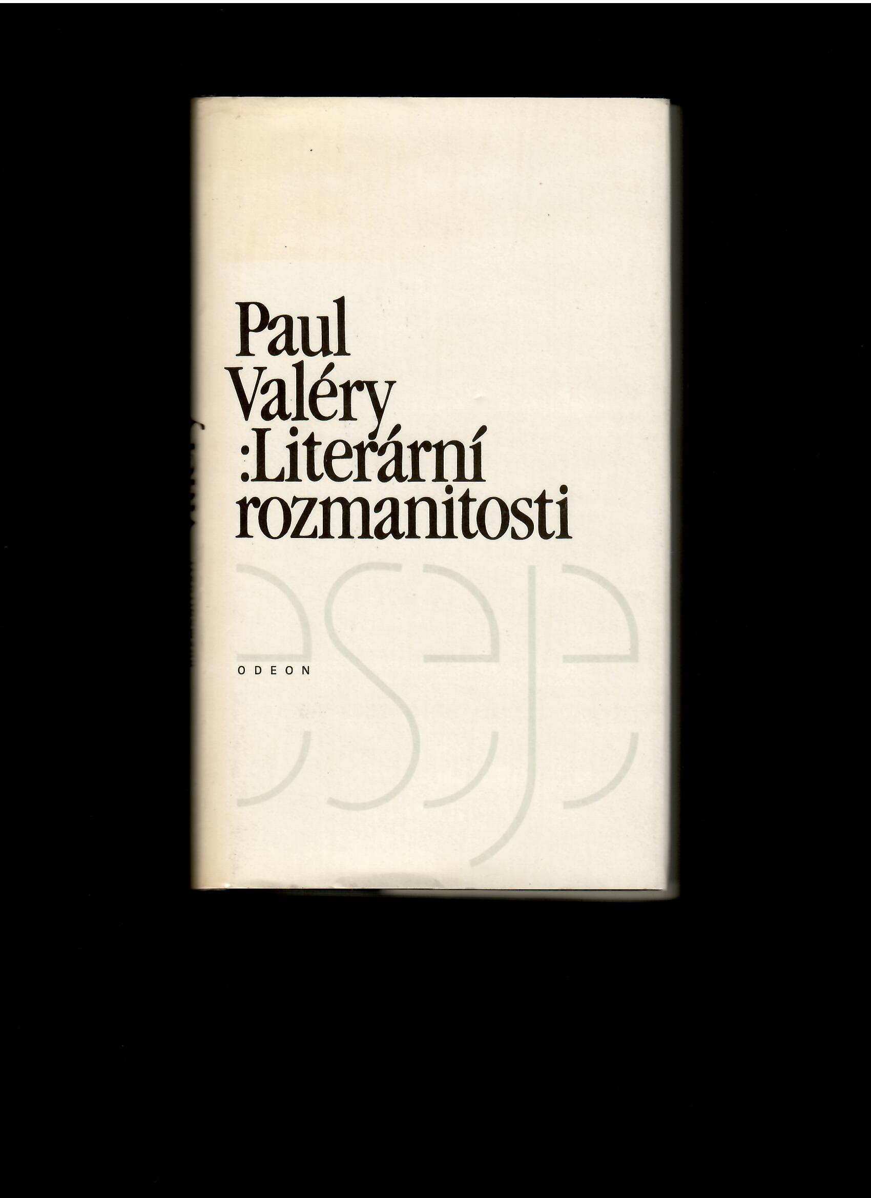 Paul Valéry: Literární rozmanitosti