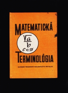 Václav Medek a kolektív: Matematická terminológia
