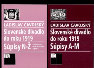 Ladislav Čavojský: Slovenské divadlo do roku 1919. Súpisy A-M, Súpisy N-Ž
