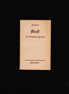 Johann Wolfgang Goethe: Faust I. /1942/