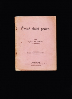 Václav Choc: České státní právo /1904/
