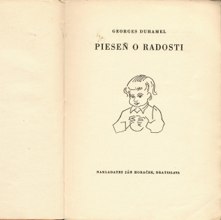 Georges Duhamel: Pieseň o radosti /1948, ilustroval Ľudovít Fulla/