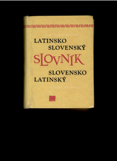 Július Špaňár: Latinsko-slovenský a Slovensko-latinský slovník /1969/