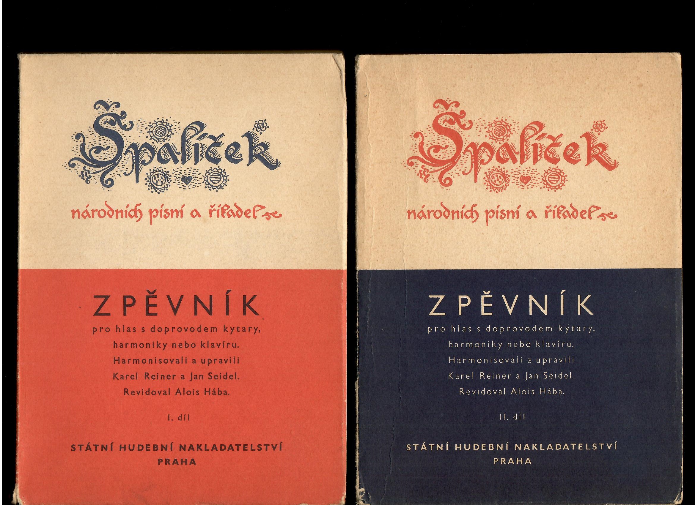 Špalíček národních písní a říkadel I. a II. díl /1952/