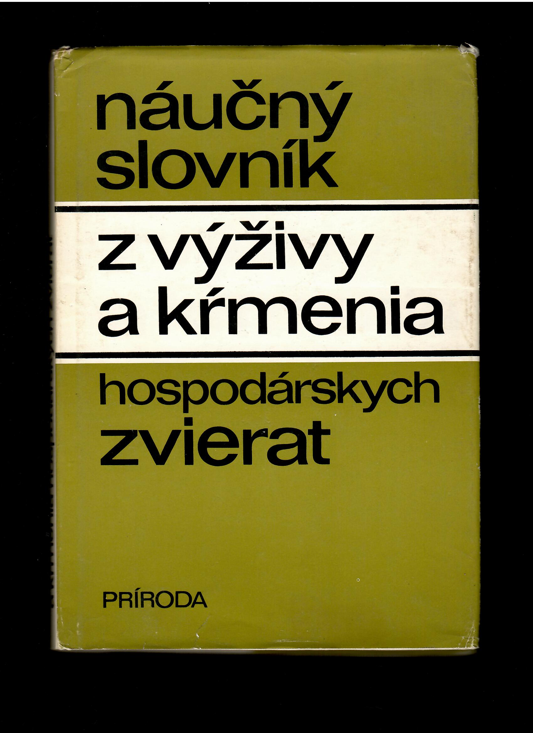 Ján Labuda: Náučný slovník z výživy a kŕmenia hospodárskych zvierat