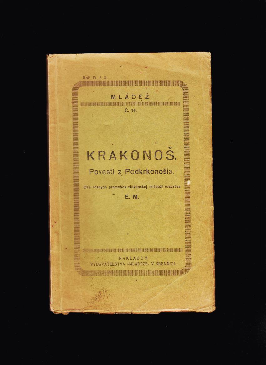Krakonoš. Povesti z Podkrkonošia /1927/