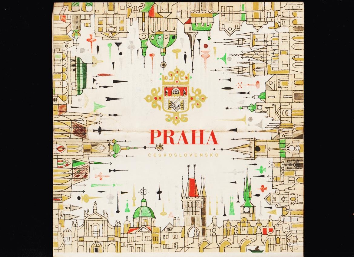Praha - Československo /mapa/